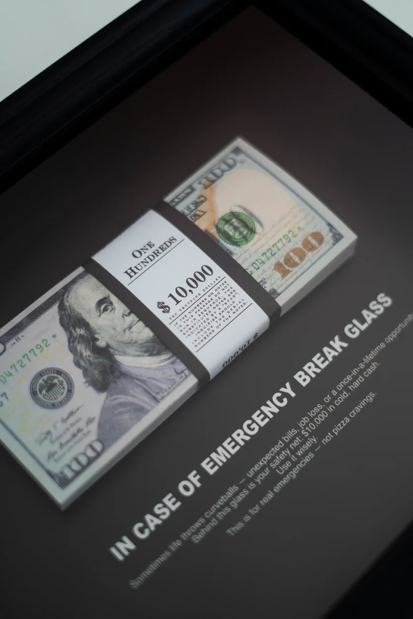 EMERGENCY MONEY FRAME - SERIES 01