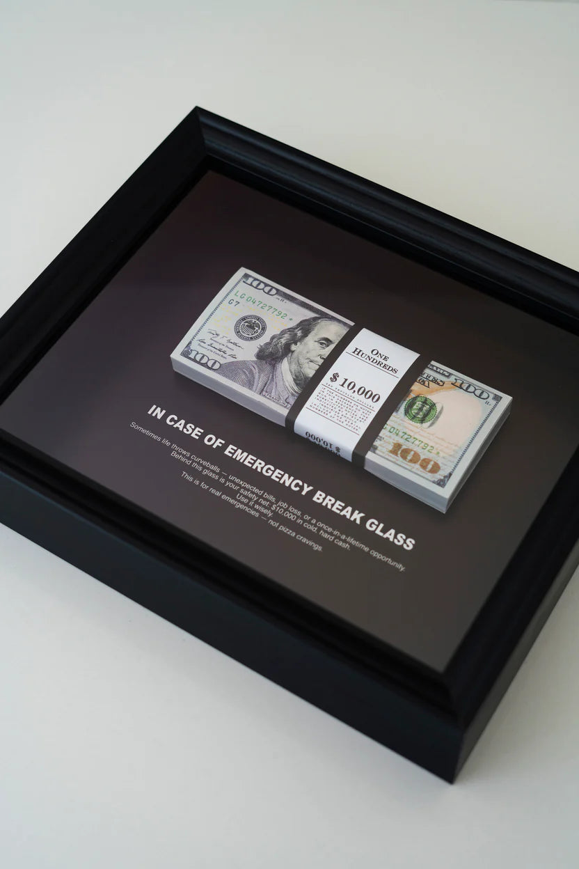 EMERGENCY MONEY FRAME - SERIES 01