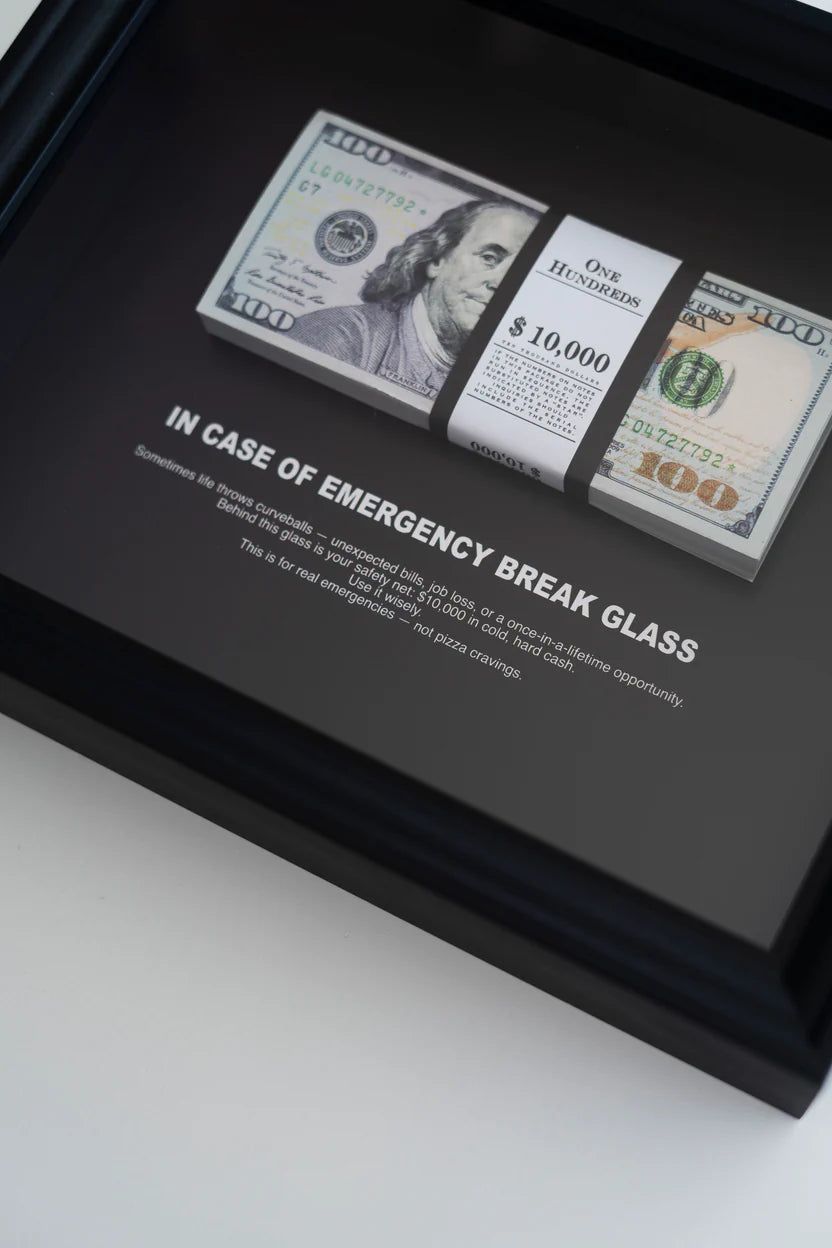 EMERGENCY MONEY FRAME - SERIES 01