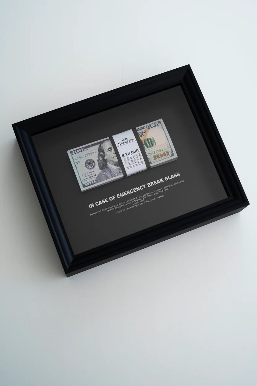 EMERGENCY MONEY FRAME - SERIES 01